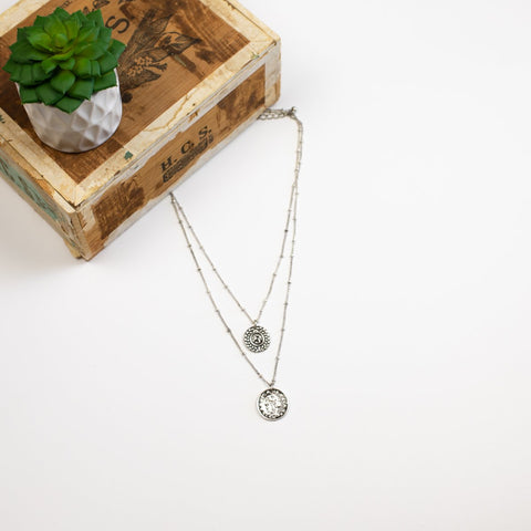 Just For You Initial Necklace — Letter V