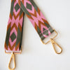 Replacement Straps for Wanderlust Crossbody Bag - Pink Aztec
