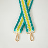 Shoulder Strap - Woven Turquoise