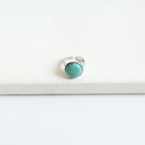 Gemma - Turquoise & Silver Ring