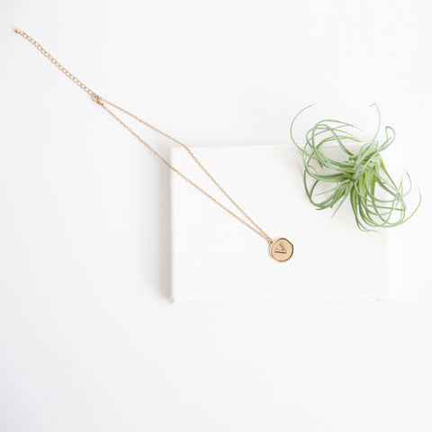 Initial Collection Necklace - Letter V – Funky Monkey Fashion Accessories