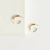 Lydia Earring - Clear Acrylic & Goldtone